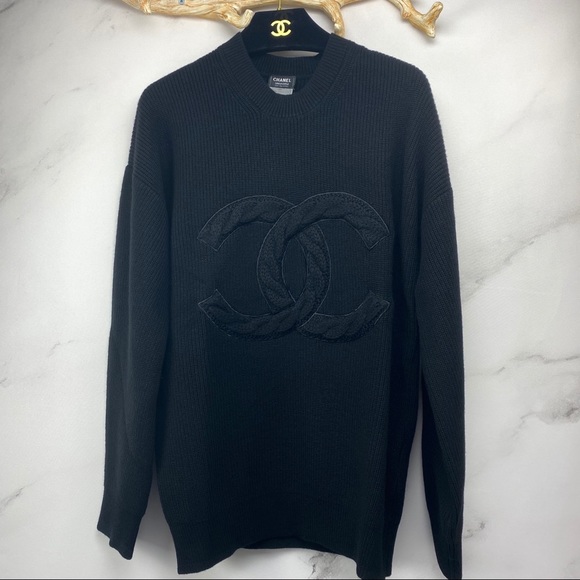 CHANEL Other - Chanel uniform｜logo wool sweater 100% authentic
